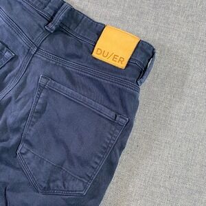 DU/ER N2X Slim Fit Pants Mens Blue Casual Comfort Chinos Stretch 28